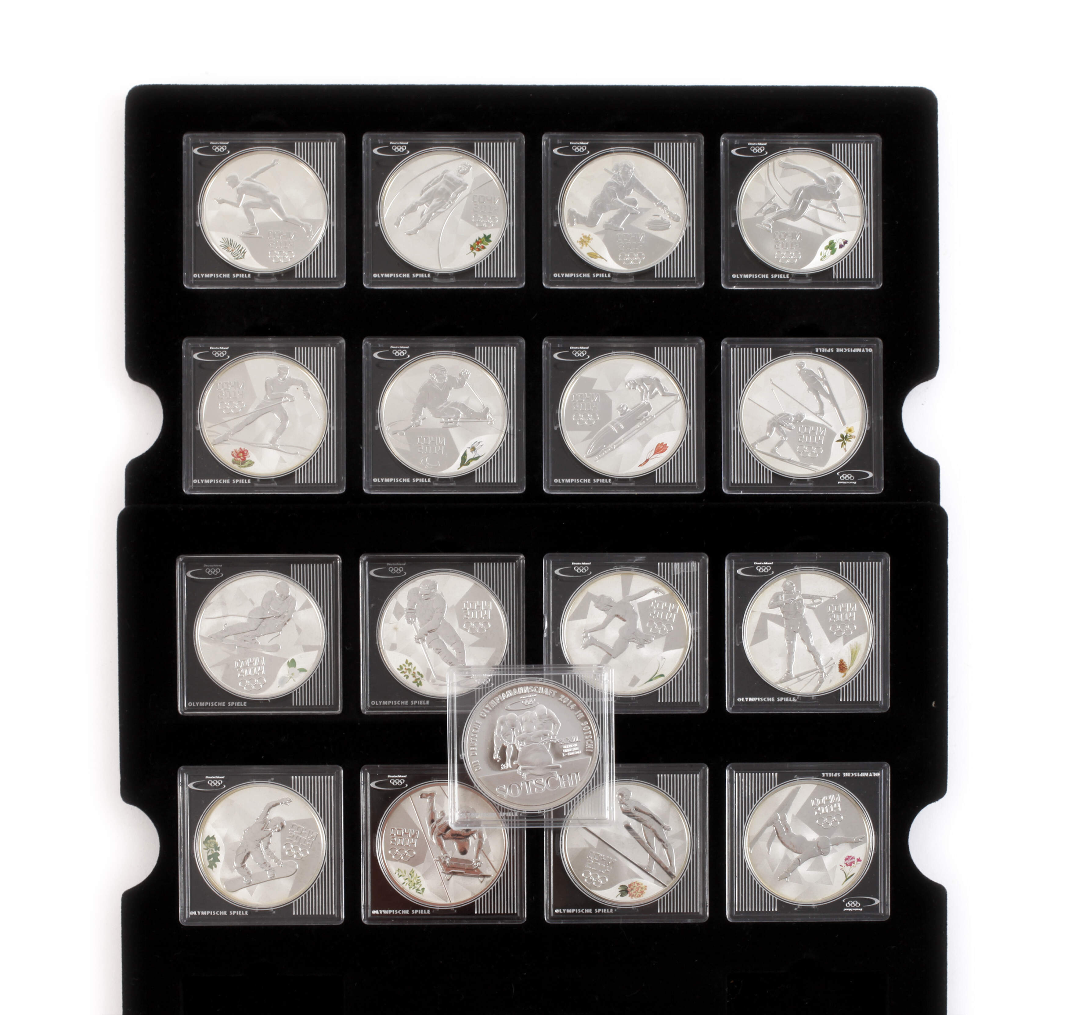 Konvolut Silberunzen Russland