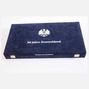 Konvolut Silbermedaillen 50 Jahre Deutschland