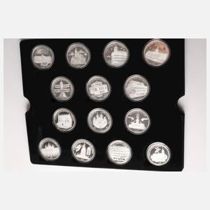 Konvolut Silbermedaillen