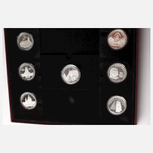 Konvolut Silbermedaillen