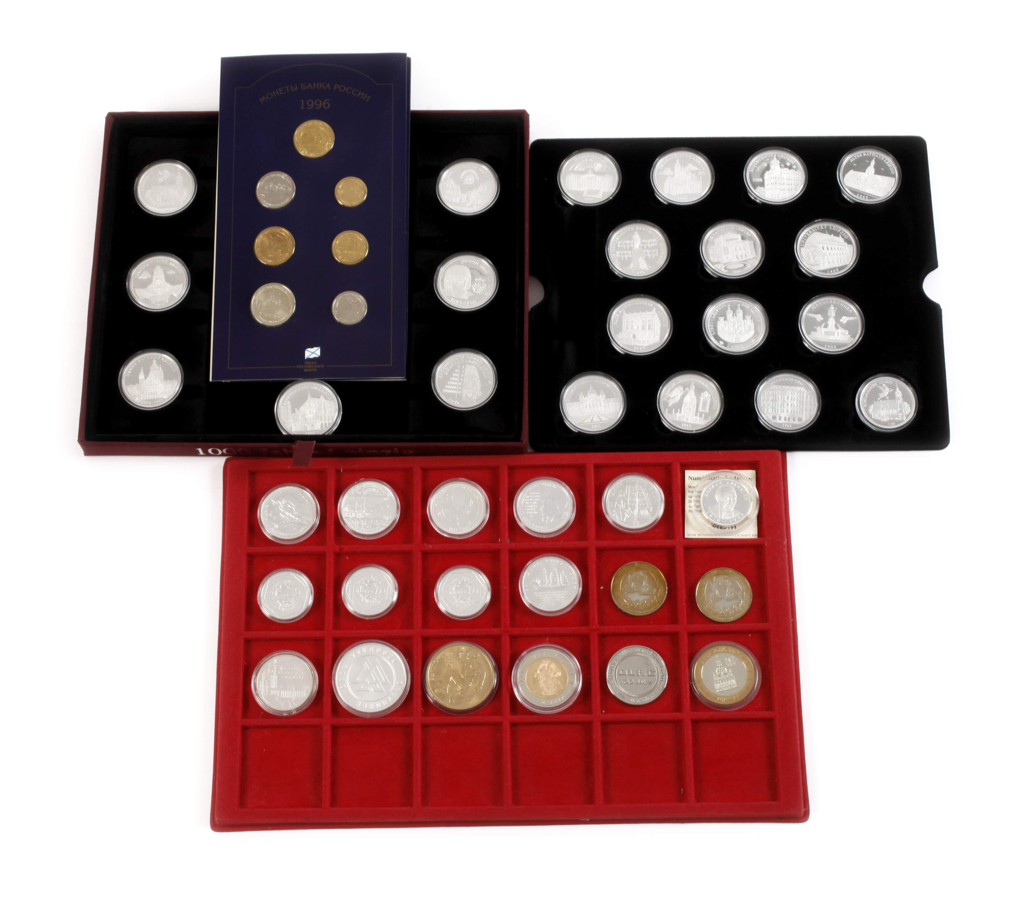 Konvolut Silbermedaillen