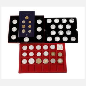 Konvolut Silbermedaillen