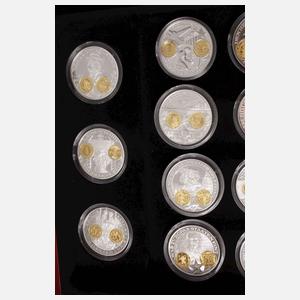 Konvolut Silbermedaillen deutsche Münzgeschichte