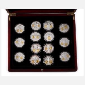 Konvolut Silbermedaillen deutsche Münzgeschichte