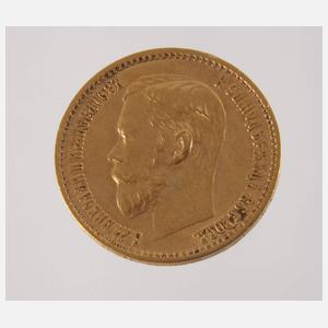 5 Rubel Gold Russland