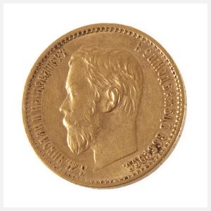 5 Rubel Gold Russland