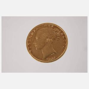 1 Sovereign Gold England