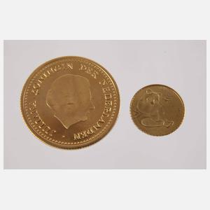 Zwei Goldmünzen