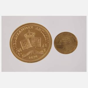 Zwei Goldmünzen