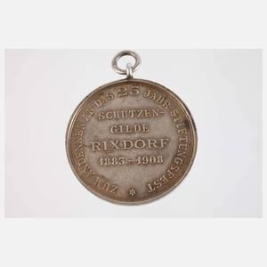 Silbermedaille Schützengilde Rixdorf