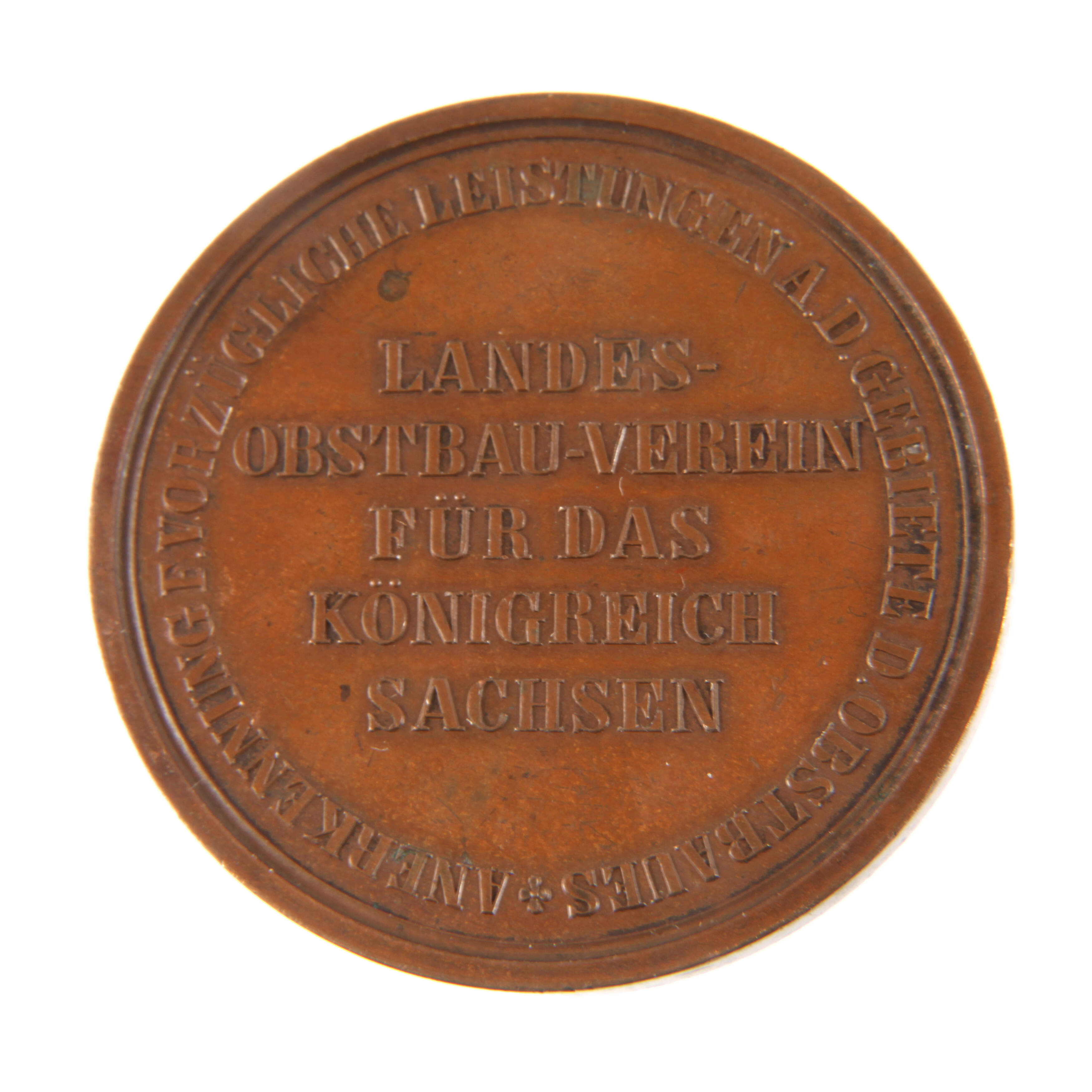 Medaille Obstbauverein Sachsen