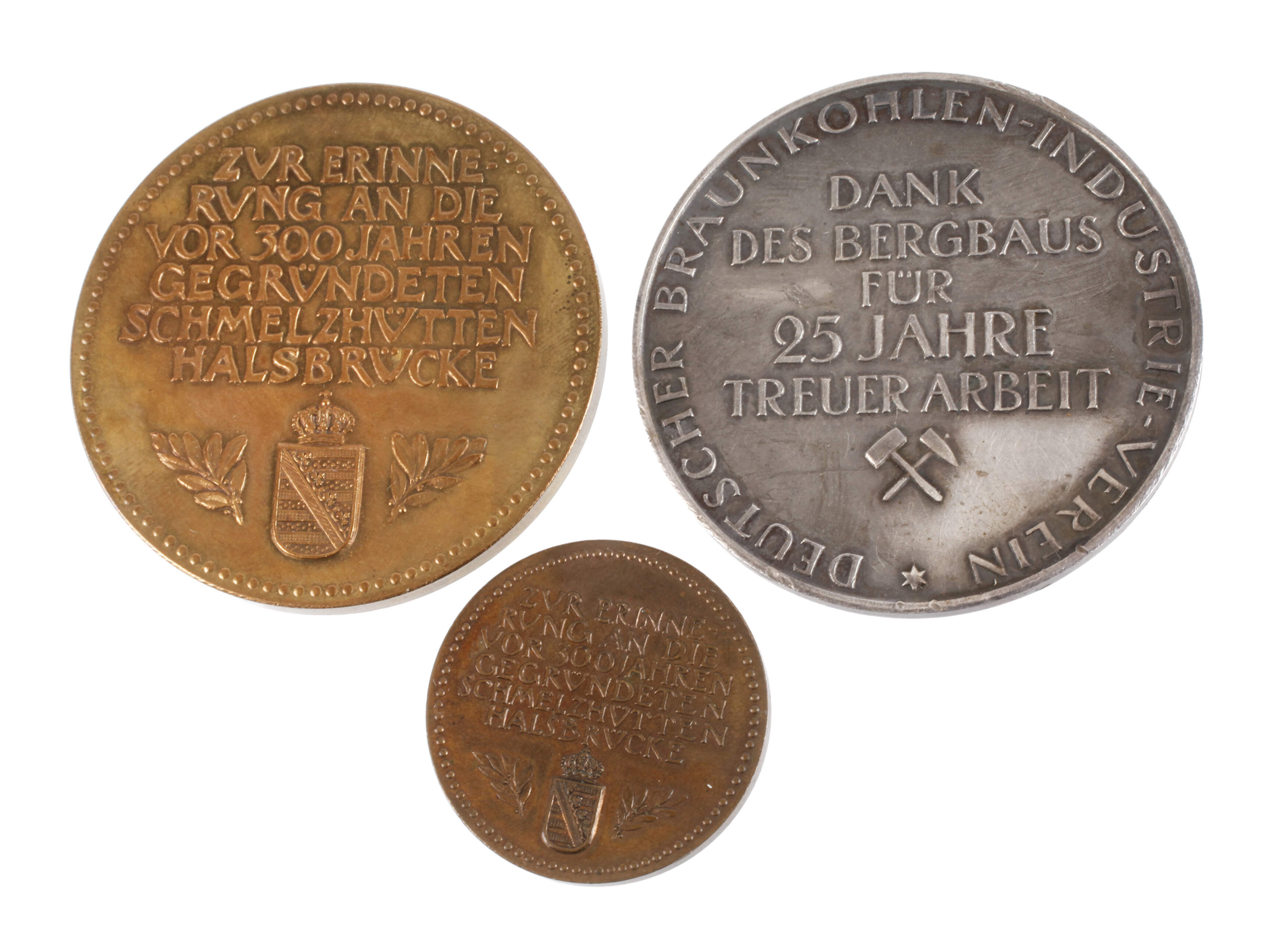 Drei Medaillen Sachsen
