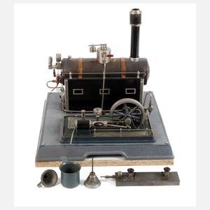 Liegende Märklin Dampfmaschine mit Zubehör