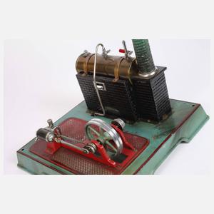 Liegende Märklin Dampfmaschine mit Zubehör