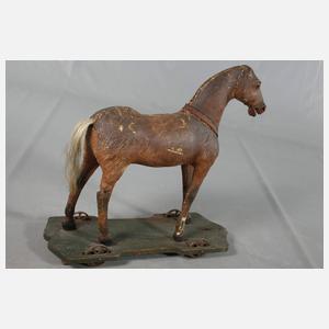 Pferd als Reittier auf Rädern