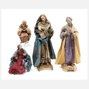 Konvolut neapolitanische Krippenfiguren