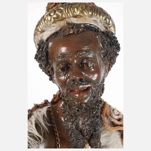 Vier große Angela Tripi Krippenfiguren