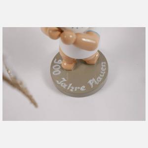 Wendt & Kühn Paar Engel mit Plauener Wappen