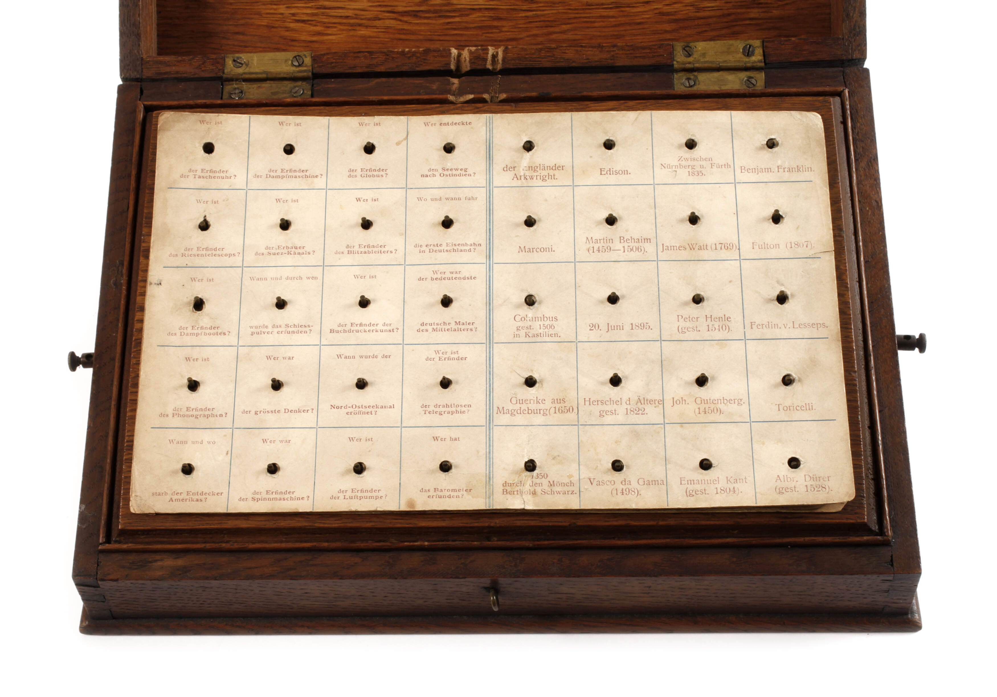 Frühes elektrisches Frage- & Antwortspiel