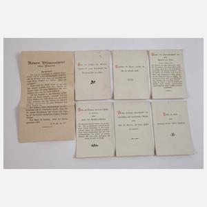 Konvolut alte Spielkarten