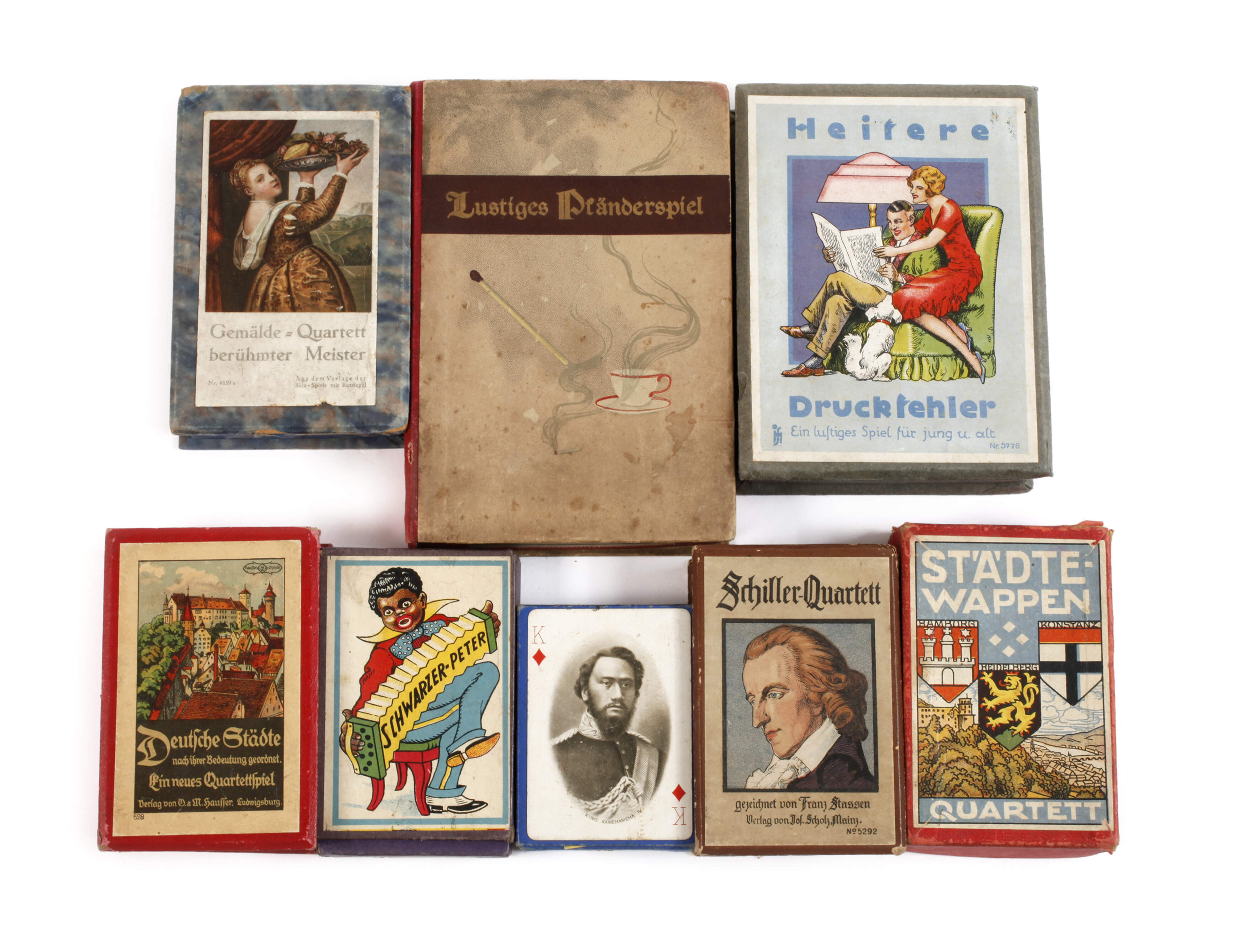 Konvolut alte Spielkarten