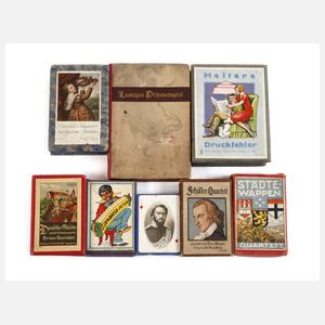 Konvolut alte Spielkarten