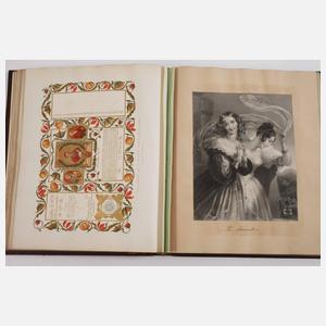 Zwei Scrap-Book-Alben England