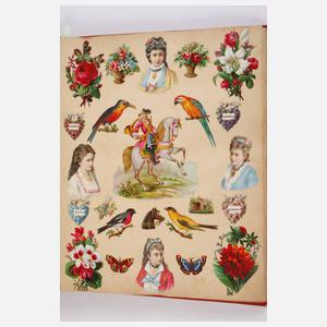 Zwei Glanzbilder-Sammelalben