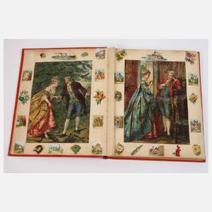 Zwei Glanzbilder-Sammelalben