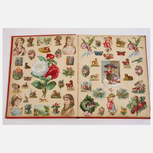 Zwei Glanzbilder-Sammelalben