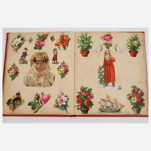 Zwei Glanzbilder-Sammelalben