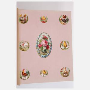 Zwei Glanzbilder-Sammelalben