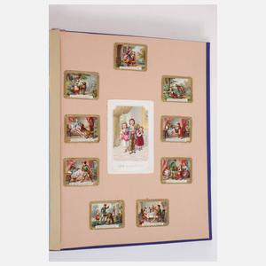 Zwei Glanzbilder-Sammelalben