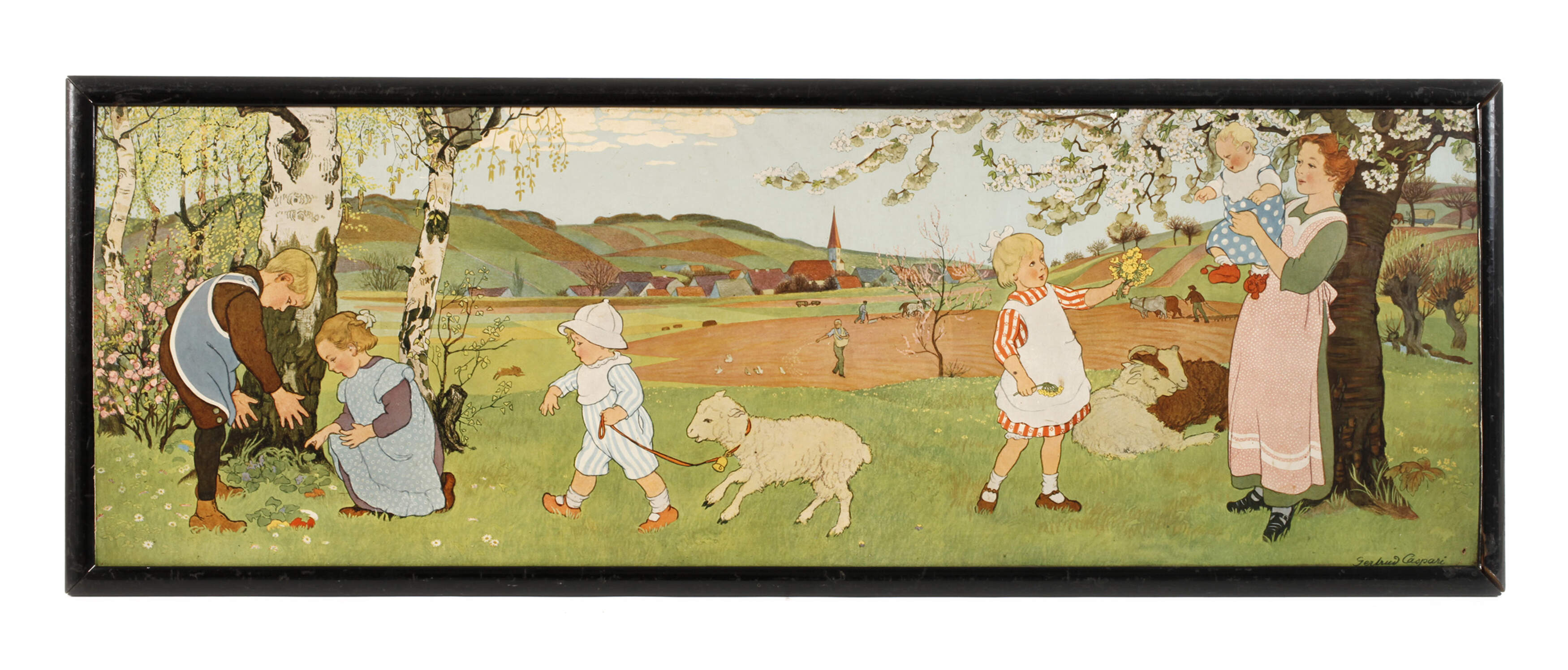 Gertrud Caspari, Wandfries "Frühlingslust"