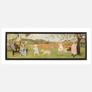 Gertrud Caspari, Wandfries "Frühlingslust"