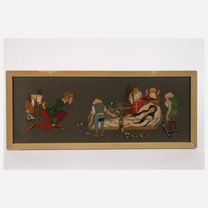 Paar Märchen-Wandfriese