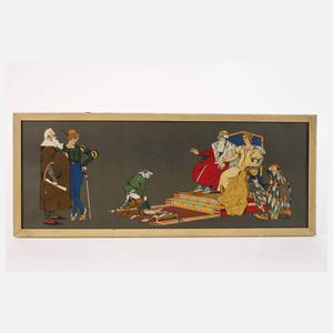 Paar Märchen-Wandfriese