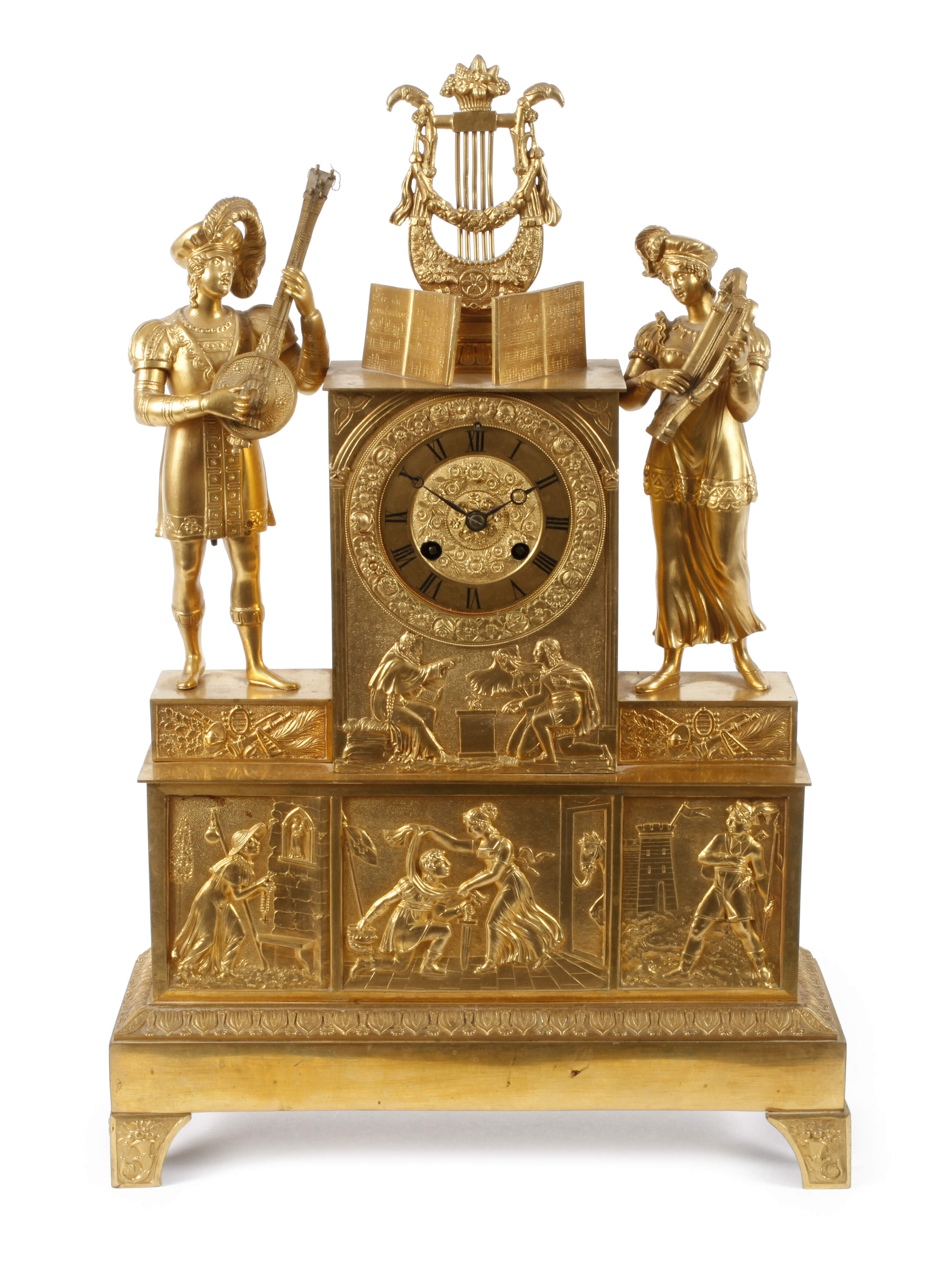 Figurenpendule "Air du Troubadour"