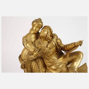 Figurenpendule Bronze