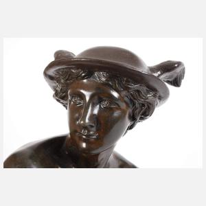 Große Figurenuhr Merkur