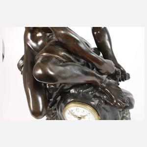 Große Figurenuhr Merkur