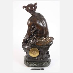 Große Figurenuhr Merkur