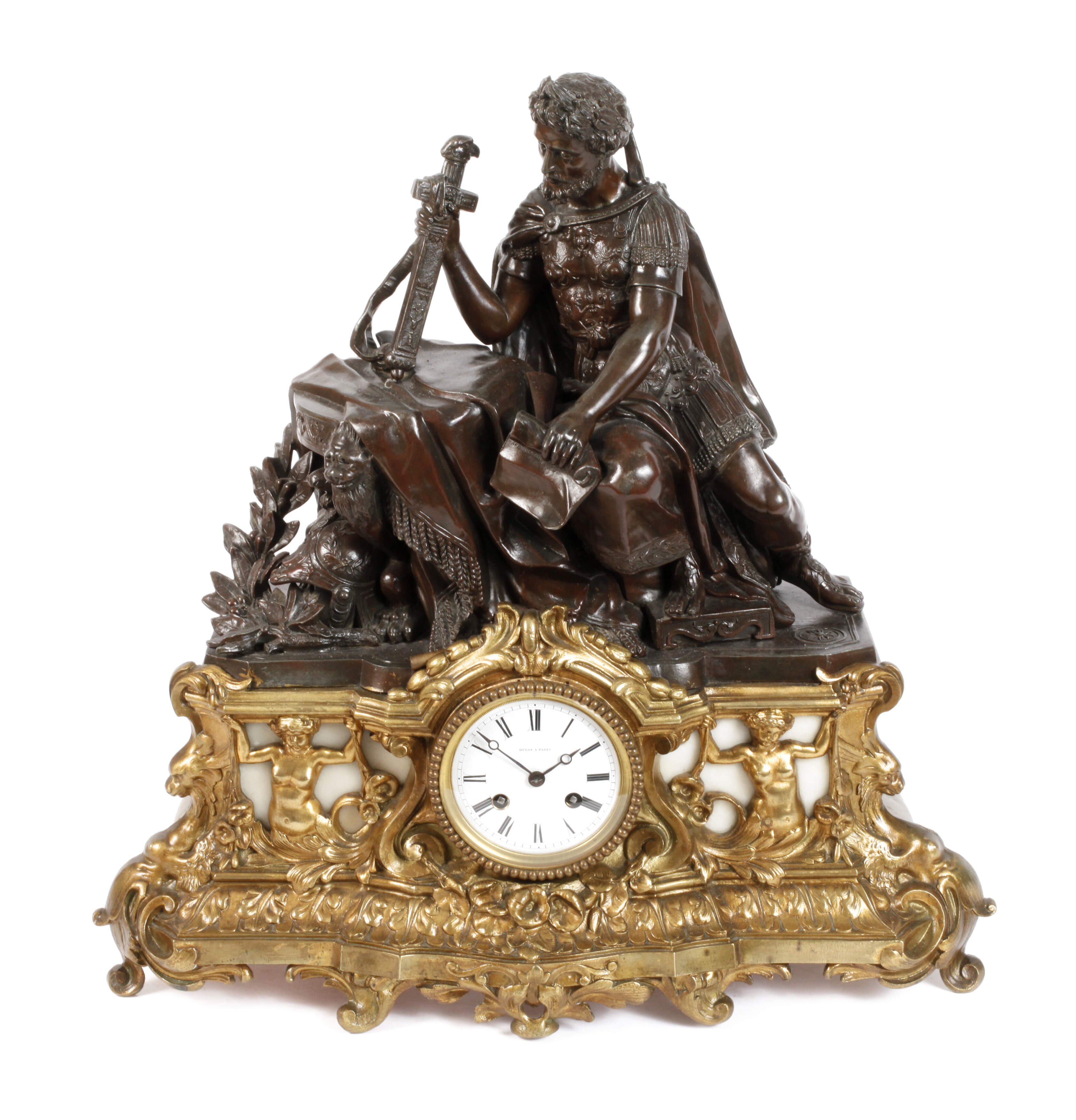 Figurenpendule Dugas a Paris