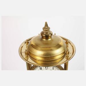 Jahresuhr mit Glassturz