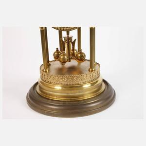 Jahresuhr mit Glassturz