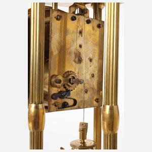 Jahresuhr mit Glassturz