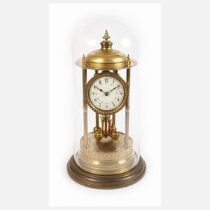 Jahresuhr mit Glassturz