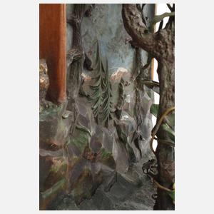 Außergewöhnliche Tischuhr Jugendstil