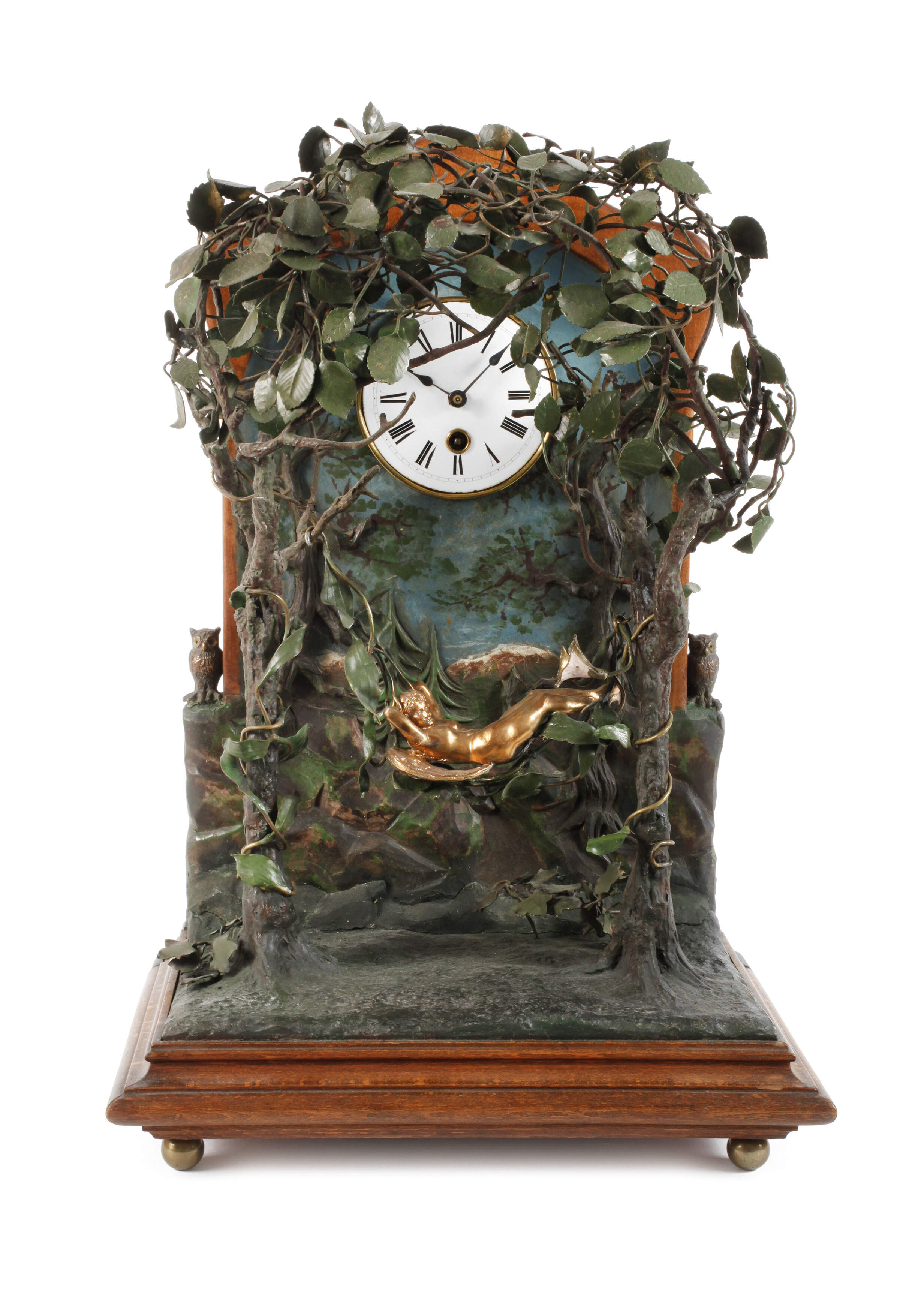 Außergewöhnliche Tischuhr Jugendstil