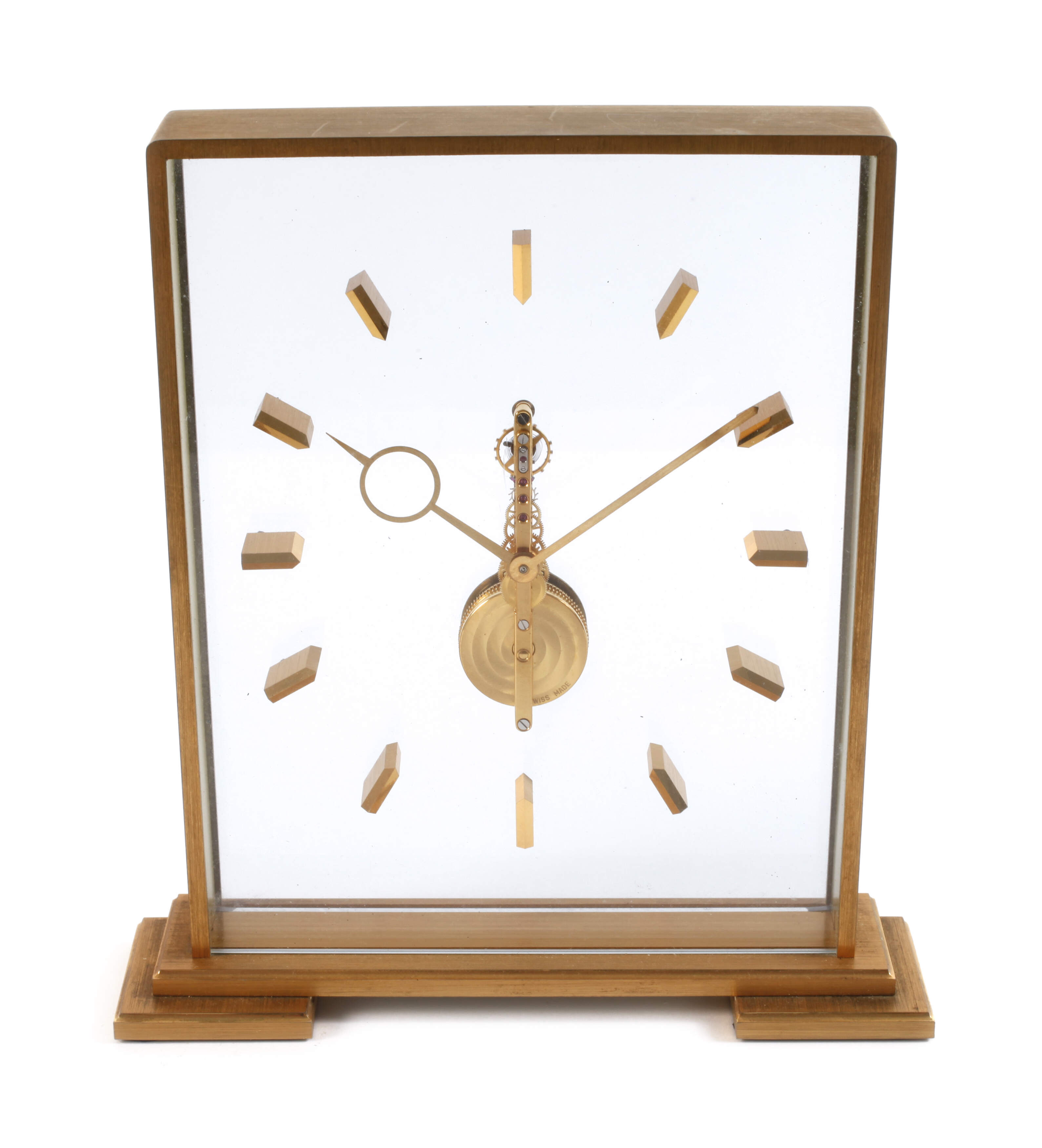 Jaeger-LeCoultre skelettierte Tischuhr